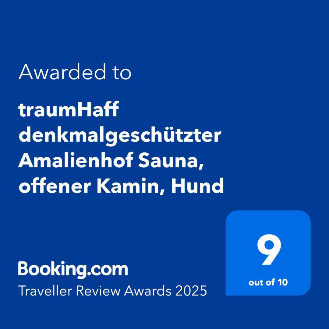 Traumhaff Denkmalgeschuetzter Amalienhof Sauna, Offener Kamin, Hund Ahlbeck  Exterior photo